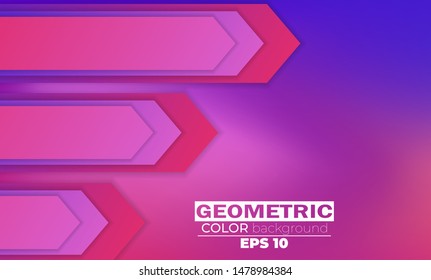 modern arrow background colorfull  vector. Dynamic shapes composition, Applicable for gift card, cover poster, on wall template,  landing page, ui, ux ,coverbook,  baner, social media posted