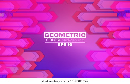 modern arrow background colorfull  vector. Dynamic shapes composition, Applicable for gift card, cover poster, on wall template,  landing page, ui, ux ,coverbook,  baner, social media posted