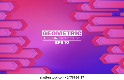 modern arrow background colorfull  vector. Dynamic shapes composition, Applicable for gift card, cover poster, on wall template,  landing page, ui, ux ,coverbook,  baner, social media posted