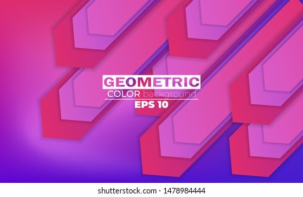 modern arrow background colorfull  vector. Dynamic shapes composition, Applicable for gift card, cover poster, on wall template,  landing page, ui, ux ,coverbook,  baner, social media posted