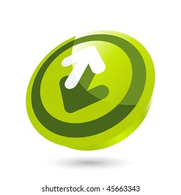 signo de cambio de flecha moderna