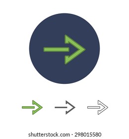 modern arrow icon