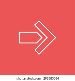 modern arrow icon