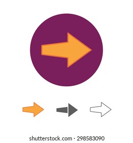 modern arrow icon
