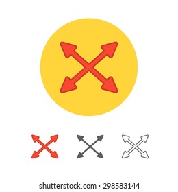 modern arrow icon