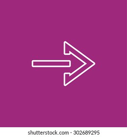 modern arrow icon