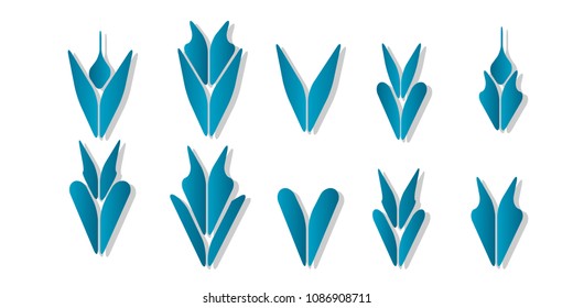 modern arrow icon element collection with elegant style isolated on white background