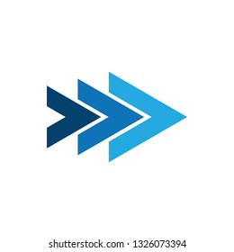 Modern Arrow Icon Logo Template