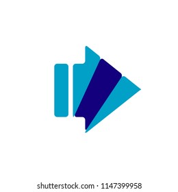 modern arrow icon vector