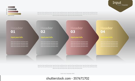 Modern arrow infographics options banner. Vector illustration. can be used for workflow layout, diagram, number options, web design.