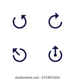 Modern Arrow Logo Vector Icon Design for Business Technology Direction Branding Solutions Identity