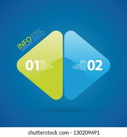 Modern arrow style step up options banner. Can be used for work flow layout, diagram, number options, web design, infographics.