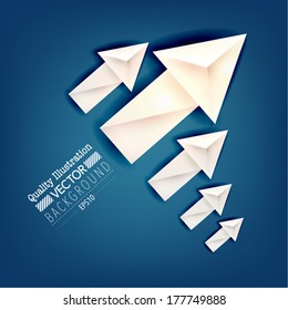 Modern Arrow Vector Infographics Design
