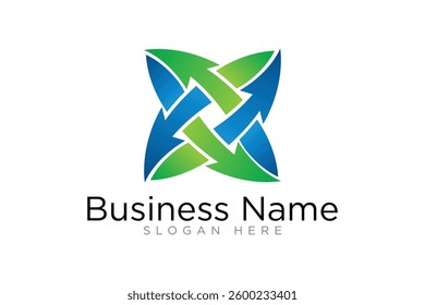 Modern Arrow Vector Logo concept, Simple Arrow logo designs concept. 