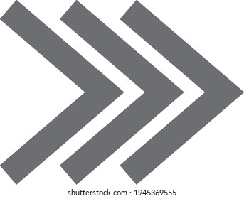 Modern arrows Vector line icon. Arrow different shapes in modern simple flat style for web design.
