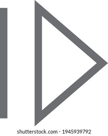 Modernes Pfeilsymbol für Vektorgrafiken. Verleihen Sie verschiedene Formen im modernen, einfachen Flachstil für Webdesign.