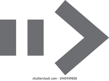 Modern arrows Vector line icon. Arrow different shapes in modern simple flat style for web design.