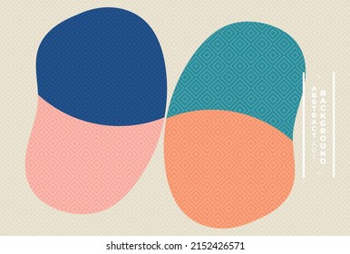 modern art abstract background bean shape in two tone color can be use for website template technology advertisement packaging design decoration art notebook cover vector eps.