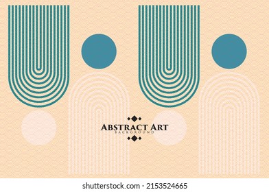 se puede utilizar la esfera de fondo de arte moderno con línea de forma arco en azul y blanco sobre crema de gradion para la presentación de productos de tecnología página web de publicidad plantilla etiqueta de alimentos y bebidas