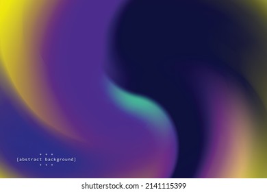 modern art blurry backgroud in violet yellow and blue nebula theme can be use for product label notebook cover presentation for technology product and package vector eps.