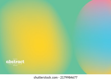 el arte moderno tema borroso en rosa verde degradado amarillo con un vibrante tema de la ciencia puede ser usado para publicidad de afiche plantilla de presentación de producto pakage diseño de eps vectoriales.