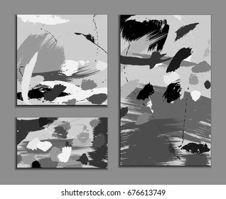 Modern art brush strokes pattern. Artistic universal background. Brush textures. Wedding, anniversary, birthday, holiday, party. Design for poster, card, invitation, business card. spring palette