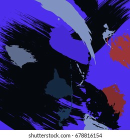 Modern art brush strokes pattern. Artistic universal background. Brush textures. Wedding, anniversary, birthday, holiday, party. Design for poster, card, invitation.