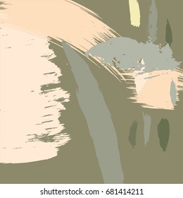 Modern art brush strokes pattern. Artistic universal background. Brush textures. Wedding, anniversary, birthday, holiday, party. Design for poster, card, invitation.