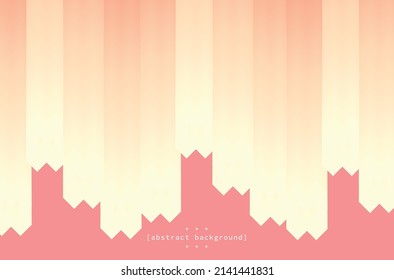 modern art city wit layer of gradient white and pink can be use for brochure template tourist advertisment technology presentation and package