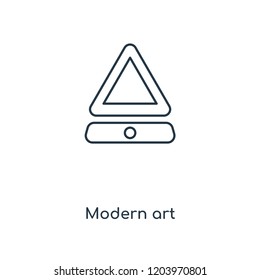 Modern art concept line icon. Linear Modern art concept outline symbol design. This simple element illustration can be used for web and mobile UI/UX.