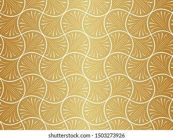 Modern art deco seamless pattern. Trendy abstract texture. Vector geometric background.