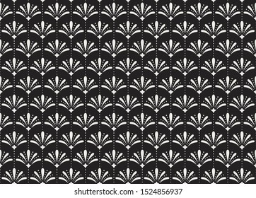 Modern art deco seamless pattern. Trendy abstract texture. Vector geometric background.