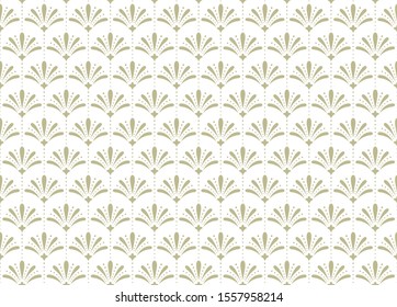 Modern art deco seamless pattern. Trendy abstract texture. Vector geometric background.