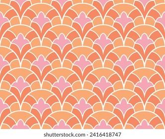 Diseño moderno de arte deco sin fisuras. Textura abstracta de moda. Fondo geométrico vectorial.
