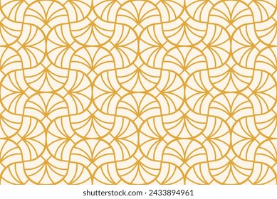 Modern art deco seamless pattern. Trendy abstract texture. Vector geometric background.