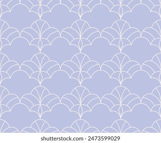 Modern art deco seamless pattern. Trendy abstract texture. Vector geometric background.