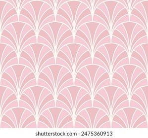 Modern art deco seamless pattern. Trendy abstract texture. Vector geometric background.