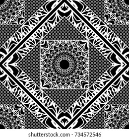 modern art deco seamless pattern. floral element. vector illustration. web texture