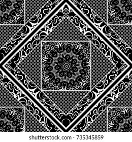 modern art deco seamless pattern. floral element. vector illustration. web texture