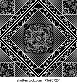 modern art deco seamless pattern. floral element. vector illustration. web texture