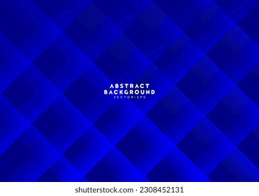 fondo de patrón azul del degradado de la red del diamante de arte moderno para la plantilla del sitio web de la publicidad plantilla, portada de diseño de etiqueta de portada vectorial.