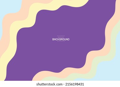 modern art fluid striped background curve and stream in violet cream blue can be use for notebook cover website template product  label food and beverage