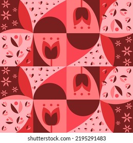 modern art with geometric shapes as background