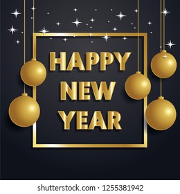 Modern Art graphics. Happy New Year 2019 design elements for design of gift cards, brochures, flyers, leaflets, posters. Vector illustration EPS10 Modern Art graphics. Happy New Year 2019 design elements for design of gift cards, brochures, flyers, leaflets, posters. Vector illustration EPS10
