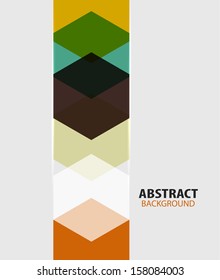 Modern art hexagon abstract background