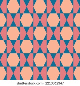 Modern art hexagon pattern design made with abstract shapes.
Digital graphic elements for posters, covers, art, presentations, prints, fabrics, wallpapers and more