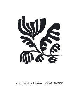 Modern Art Illustration. Matisse Abstract Set, Aesthetic Modern, Boho Decor, Minimalist, Illustration, Vector, Poster, Postcard. Aesthetic minimalist design. Vector illustrations.