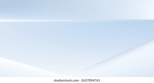 Modern art nice blue studio room. Limbo light background. Abstract 3d backdrop for product presentation 