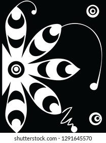 Modern art painting mural texture decorative shape vector pattern design for many creative ideas