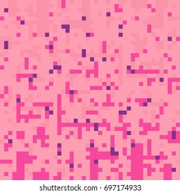 Modern Art Pattern. Abstract Pixel Background. Vector. Colorful geometry. Stylish decor. 